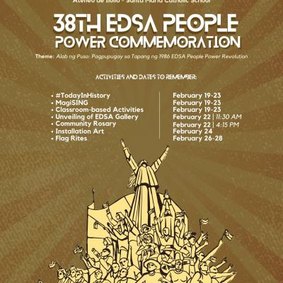 This Year Marks The 38th Anniversary Of The Edsa People Power Revolution